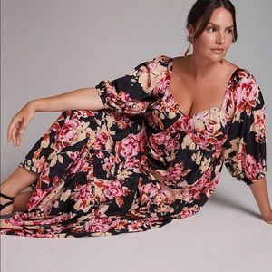 Anthropologie Blossom Maxi Dress